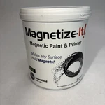 Magnetize-it! Magnetic Paint &primer 32 Oz. New Grey Allows Any Surface. Price: $17.05.