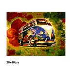 5D Diamond Art Painting Craft Kit 30X40 Canvas Full Drill: Hippie Bus New. Price: $14.42.