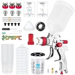 Yuzes Hvlp Spray Gun Kit With 1.4/1.7/2.0MM Nozzles, Air For Red New. Price: $64.99.