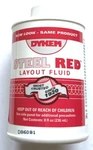Dykem Steel Red Layout/staining Fluid 8OZ Brush-in-cap #80496 New. Price: $14.95.