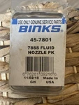 Binks 45-7801 78SS Fluid Nozzle Pk New. Price: $78.95.