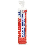Husky 3.5 Mil Clear Plastic Sheeting, 10 Ft. X 25 New. Price: $18.16.