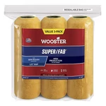 Wooster Brush R740-9 Super/fab Roller, 1/2-INCH Nap, 3-PACK, 9", Gold/yellow New. Price: $31.05.