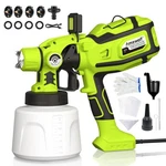 Paint Sprayer, Amzwolf 1250W Hvlp Gun With Nozzles & 3 Patte New. Price: $73.01.