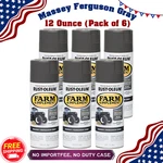 Rust-oleum 280133-6PK Farm & Implement Spray 12OZ Massey Ferguson Gray New. Price: $54.98.