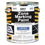 Rae 4907-01 Traffic Zone Marking Paint, Gal., White, Latex Acrylic -based New. Price: $58.15.