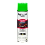 Rust-oleum Ind Choice Line Paint, Fluoro Green, 17OZ Aerosol, 12/CT New. Price: $71.49.