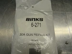 Binks 6-271 Repair Kit 30A Gun New. Price: $29.99.