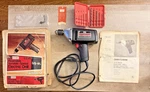Vintage Craftsman 3/8 Electric Drill + Bit Set Kit Case Manual Usa Used. Price: $79.99.