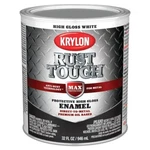 2-KRYLON Rust Tough Oil-based Gloss Control Enamel, White, 1 Qt. New. Price: $69.89.