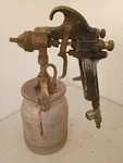 Binks Model 18 Paint Gun Black Handle W/jug 73-157 Used. Price: $55.00.