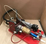 Graco Powerflo Air-powered Pump & Binks High Pressure Fluid Paint Heater System Used. Price: $1200.00.