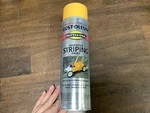 Rust-oleum Yellow Inverted Striping Paint 2548 ( 18OZ ) New. Price: $10.95.