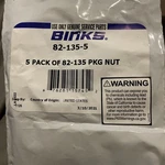 Binks Nut 82-135-5 Packing PK5 23VA28 2001 Gun New. Price: $14.95.