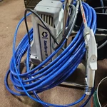 Tested Graco Sanispray HP65 25R792 Disinfectant Sprayer Portable W/ Hopper Used. Price: $300.00.