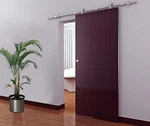 Country Style Brush Steel 6.6" Sliding Barn Door Rail Roller Track Hardware Kit New. Price: $142.50.