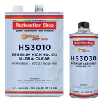 Restoration Shop High Solids Ultra Clearcoat Auto Paint Kit, 2.1 Voc Gallon New. Price: $238.61.