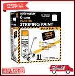 Rust-oleum P2593849-6PK Professional Inverted Striping Spray Paint,white, Pack New. Price: $59.99.