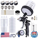 Zeinlenx Hvlp Spray Gun With 10PCS 600ML Disposable Paint Cups, NOZZLES,1.4/1. New. Price: $122.28.
