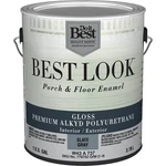 Best Look Gal. Slate Gray Polyurethane Gloss Porch & Floor Enamel W43A00737-16 New. Price: $63.23.