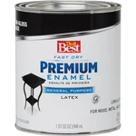 203314D Fast Dry Acrylic Latex Semi-gloss Premium Enamel, Black, Qt. New. Price: $46.35.