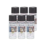 Rust Oleum Stops Metallic Spray Paint 11 Oz Pack Of 6 Black Weather Resi... New. Price: $93.49.