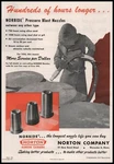 1954 Norton Boron Carbide Norbide Pressure Blast Nozzles Photo Vintage Print Ad Used. Price: $21.23.