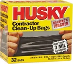 Husky 2' By 9" 4' Mil Black Contractor Clean-up Bags HK42WC032B New. Price: $43.57.