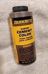 Quikrete 1317-01 Liquid Cement Color 10OZ Brown New. Price: $15.00.