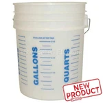 Kraft Tool 5 Gallon Measuring Bucket W/measurements Imprinted Translucent New. Price: $28.88.