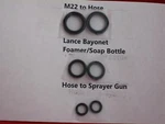 O-ring Kit For Birtechway 4000PSI 2.8GPM, 1800 Watt Electric Pressure Washer New. Price: $11.99.