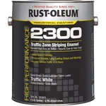 Rust-oleum 283903 Traffic Zone Striping Paint, 1 Gal., White, Water New. Price: $72.45.