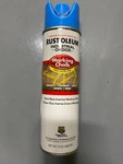 Rust-oleum 205236 Inverted Marking Chalk Aerosol,blue, 20OZ,WATER Based,sold/can Open. Price: $6.00.