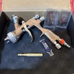 Binks Trophy Series Conv Spray Gun, Pressure, 1.8 1.4 1.0 Tips Used. Price: $150.00.