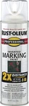 Rust-oleum 266594 Professional 2X Distance Inverted Marking Paint, 15 Oz, Clear New. Price: $16.00.