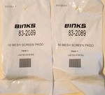 Pair New Binks 83-2089 Oem Spray Filter Element 50 Mesh. Price: $10.00.