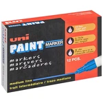 Uni-paint 63601 Permanent Marker, Medium Tip, Black Color Family, Paint, 12 Pk New. Price: $37.29.