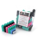 40 Piece High Temp Silicone Rubber Protective End Cap Kit - Clear/transparent New. Price: $17.52.