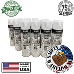12PK Seymour 20-652 Inverted White Landscaping Construction Marking Paint 17 Oz New. Price: $89.50.