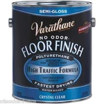 (1)-GAL Varathane Water-based Clear Semi-gloss Hardwood Floor Finish 230131. Price: $110.99.