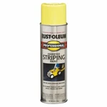 2 Pack Rust-oleum Professional Inverted Striping Paint Yellow- 18-OUNCE Can New. Price: $19.99.