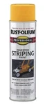 Rust-oleum Professional Stripe Inverted Striping 18OZ, Yellow Paint New. Price: $19.99.