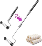 6PCS House Paint Roller Kit, Pinstone 9 Inch Extendable Frame With 5 Micr New. Price: $36.99.