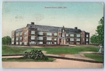 1910 Gary Indiana Emerson School Building Stairs Campus Road Students Postcard Used. Price: $14.98.