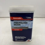 3M Bondo Fiberglass Resin 0.9 Pint, Stage 2, Waterproof Formula Repairing, New. Price: $27.00.