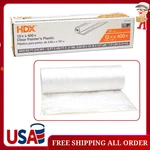 Hdx 12FT 400 0.31 Mil Clear Density Painters Plastic Sheeting Polyethylene New. Price: $37.46.