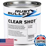 Rust Bullet Clear Shot - Gloss 1 Quart Coat For Automotive Wood New. Price: $110.33.