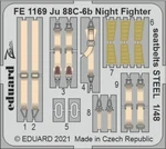 Eduard 1/48 Ju 88C-6B Night Fighter Seatbelt Steel (icm) FE1169 New. Price: $7.99.