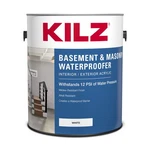 Kilz Basement And Masonry Waterproofing Paint, Interior/exterior, White, 1 Gallo New. Price: $60.36.