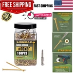 Rust-resistant 5-INCH Deck Screws, Pack Of 100 Self-tapping & Torx Drive New. Price: $35.09.